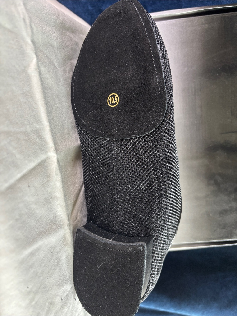 Ballroom dance shoes Men Lightweight Knit - Picture 3 of 7